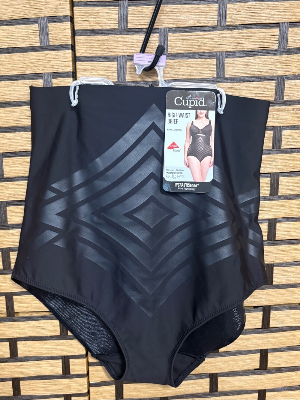 Cupid Black High Waist Brief Shape wear Size XL
